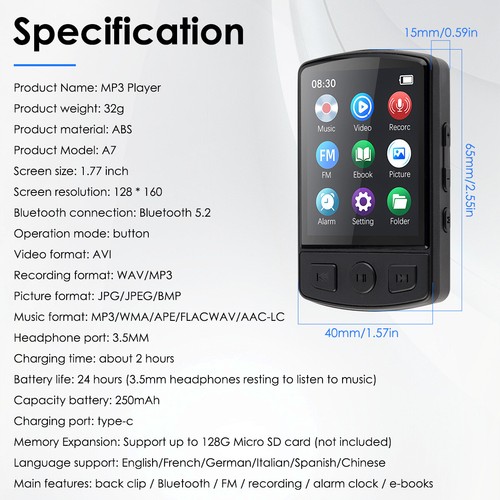 Lettore musicale bluetooth - lettore,